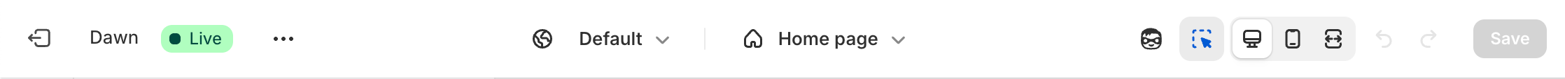 Use the menu bar